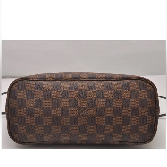 Louis Vuitton DAMIER EBENE MM NEVERFULL TOTE SHOULDER BAG - Picture 8 of 15